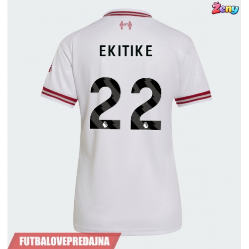 Lacne Ženy Futbalové dres Liverpool Hugo Ekitike #22 2026-27 Krátky Rukáv - Preč
